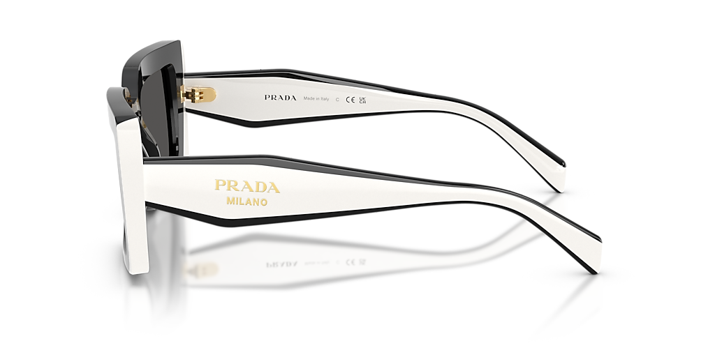 PRD Prada PR D01S M (52 - 21) with Grey lenses and Black frame