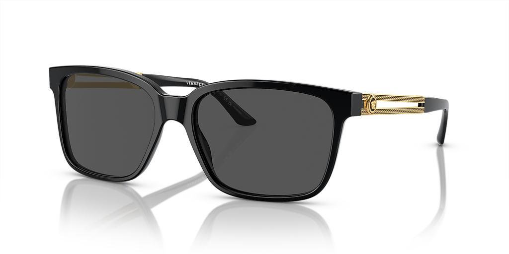 Versace VE4307 L (58 - 17) with Grey lenses and Black frame