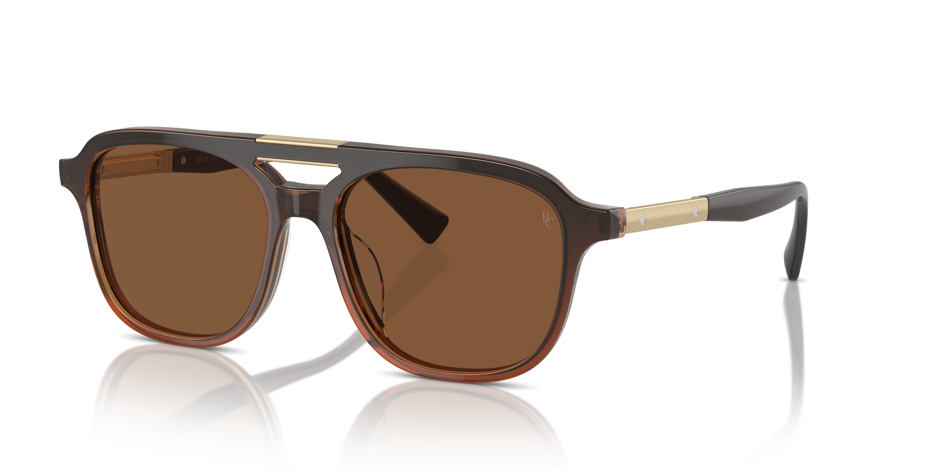 Brunello Cucinelli BC4001S XL (54 - 16) with Brown lenses and