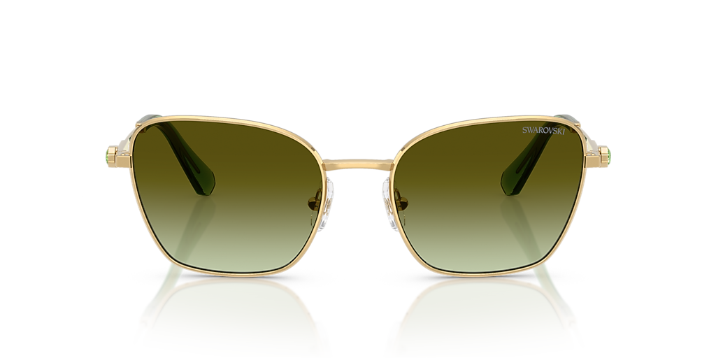Swarovski SK7029 XL (58 - 19) with Green lenses and Gold frame