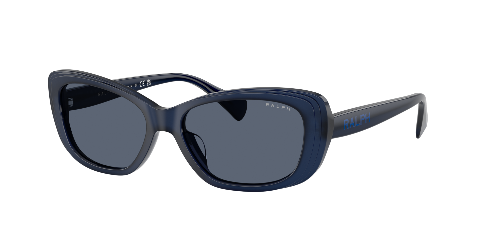Ralph Woman Sunglass RA5322U -  Frame color: Shiny Opalescent Blue, Lens color: Blue Grey