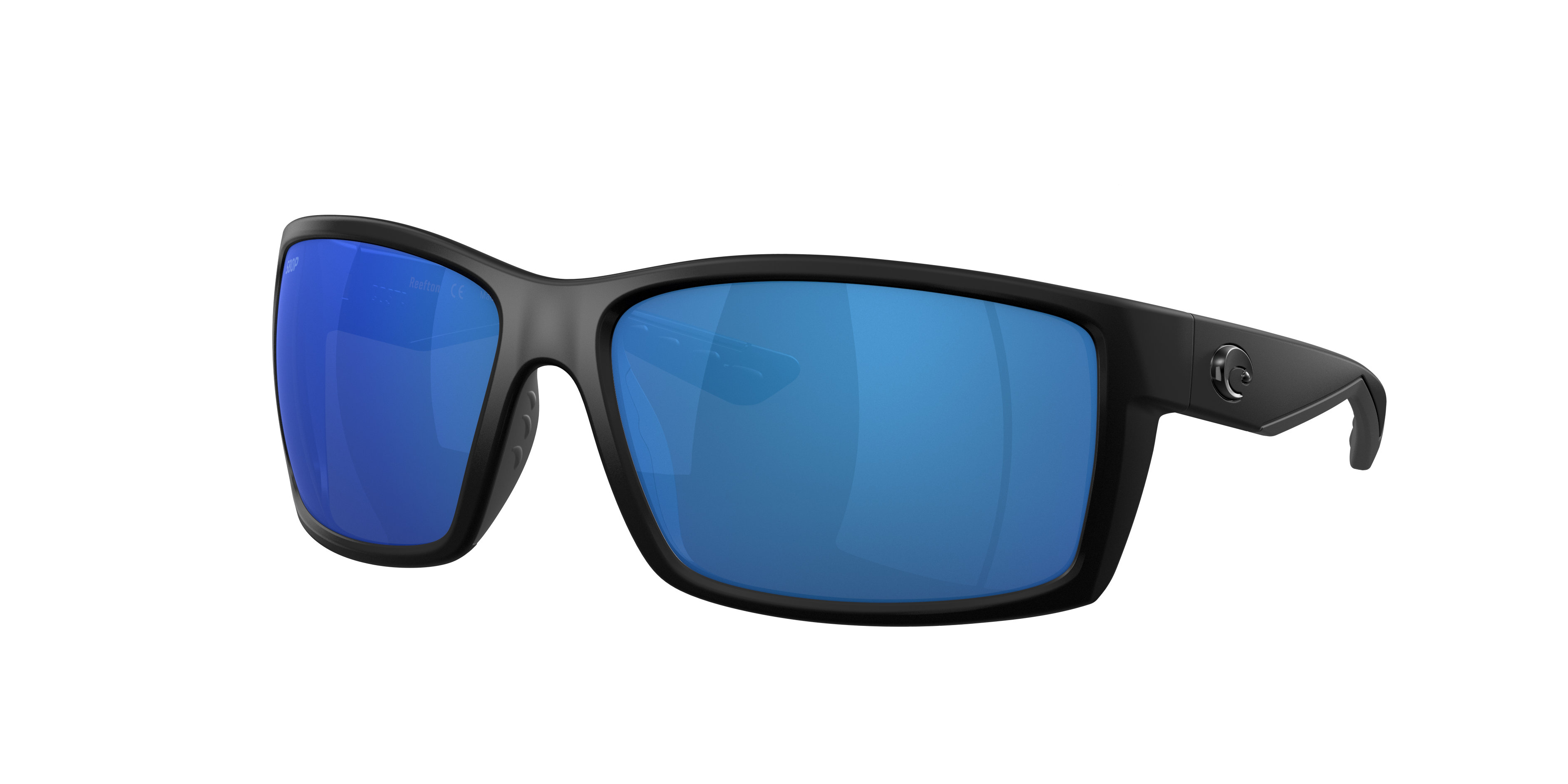 Costa Man Sunglass Reefton -  Frame color: Blackout, Lens color: Blue Mirror