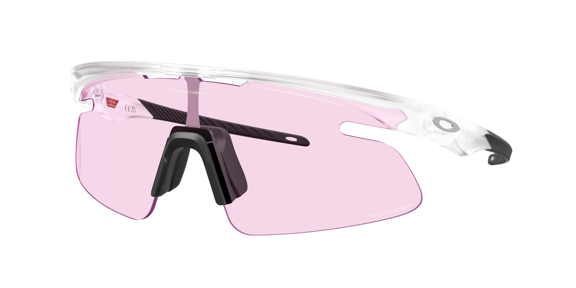 Oakley Unisex Sunglass RSLV Lite - Couleur du Monture: Incolore mat, Couleur de Lentille: Prizm Faible luminosité