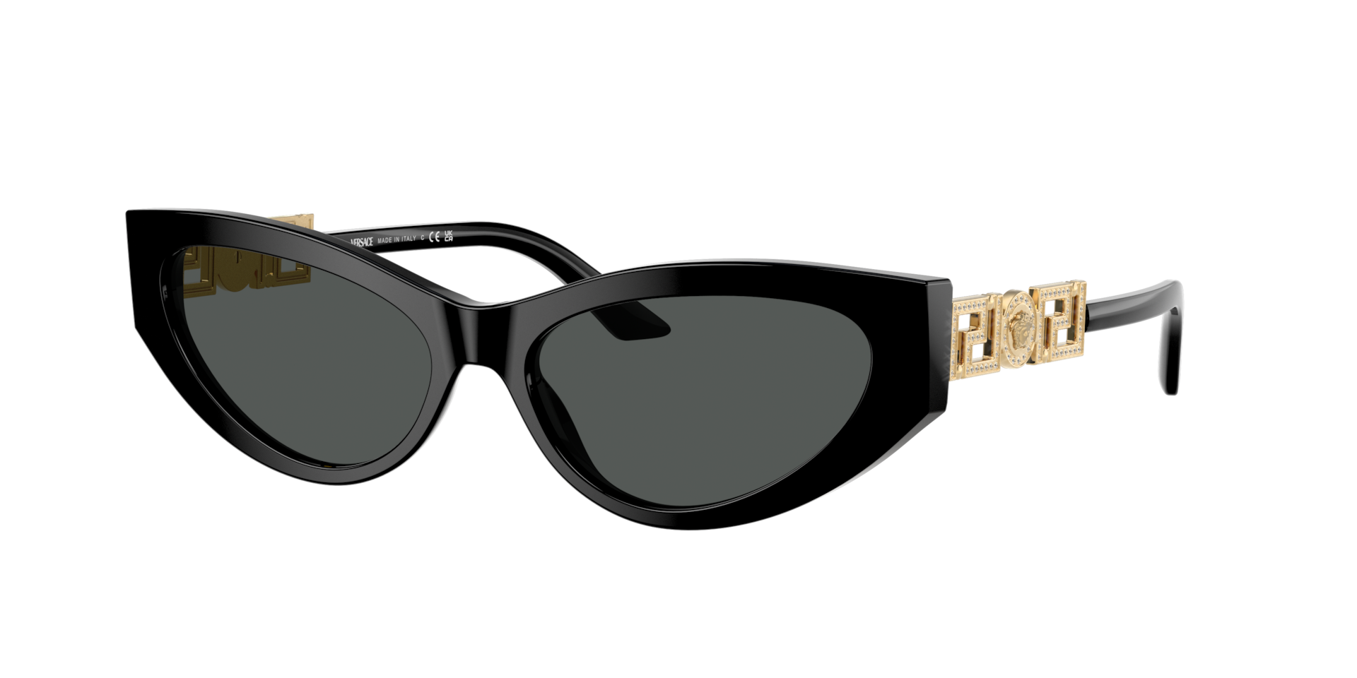 Versace Woman Sunglass VE4470B -  Frame color: Black, Lens color: Dark Grey