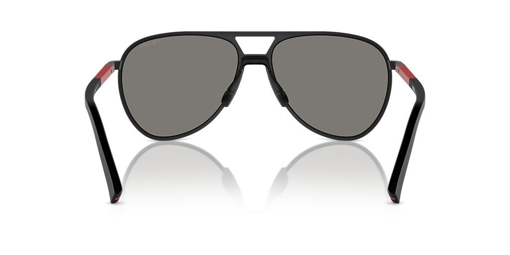 Prada Linea Rossa PS 53ZS XL (59 - 15) with Grey lenses and Black