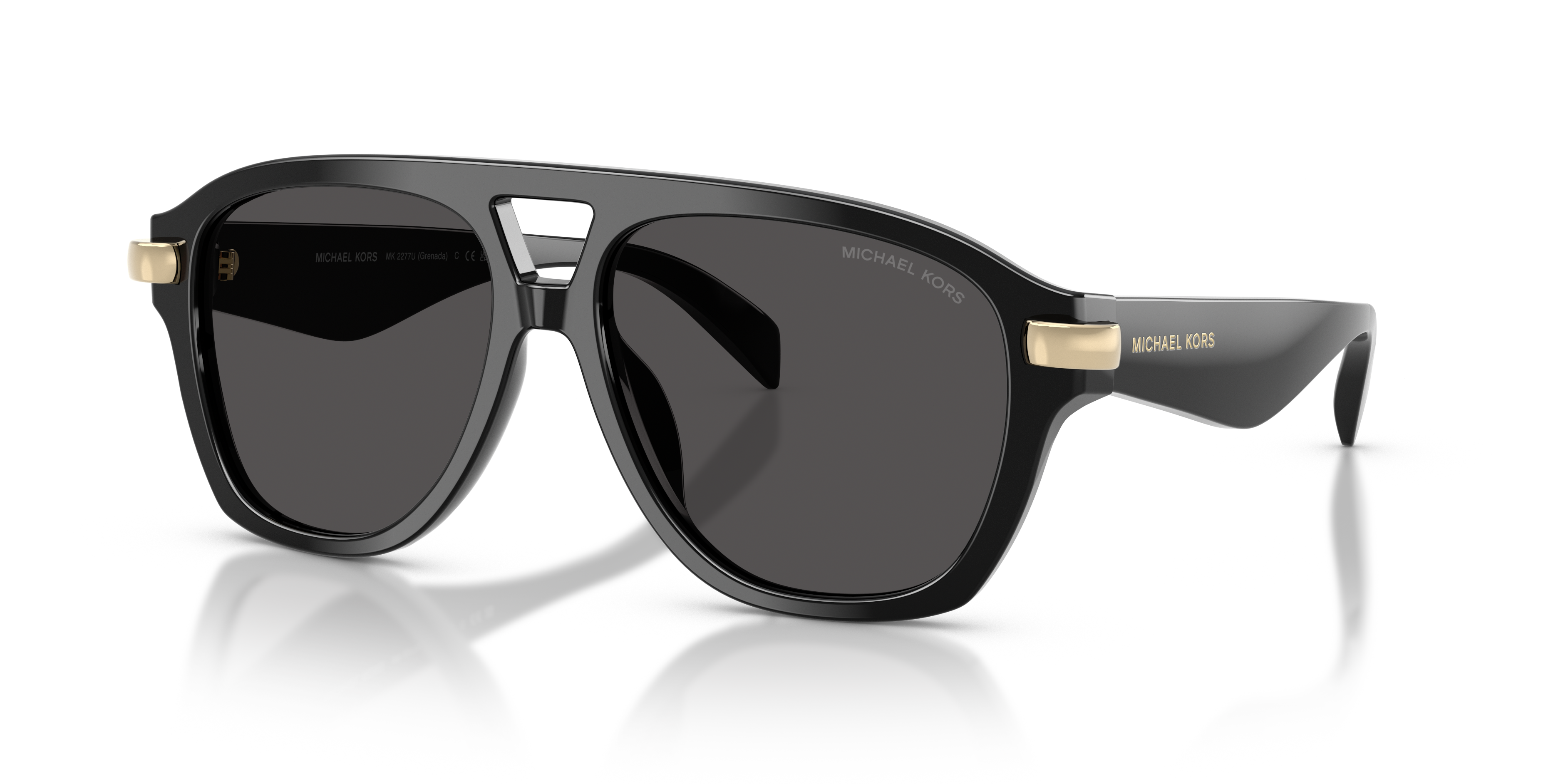 Michael Kors Grenada L (56 - 15) with Grey lenses and Black frame