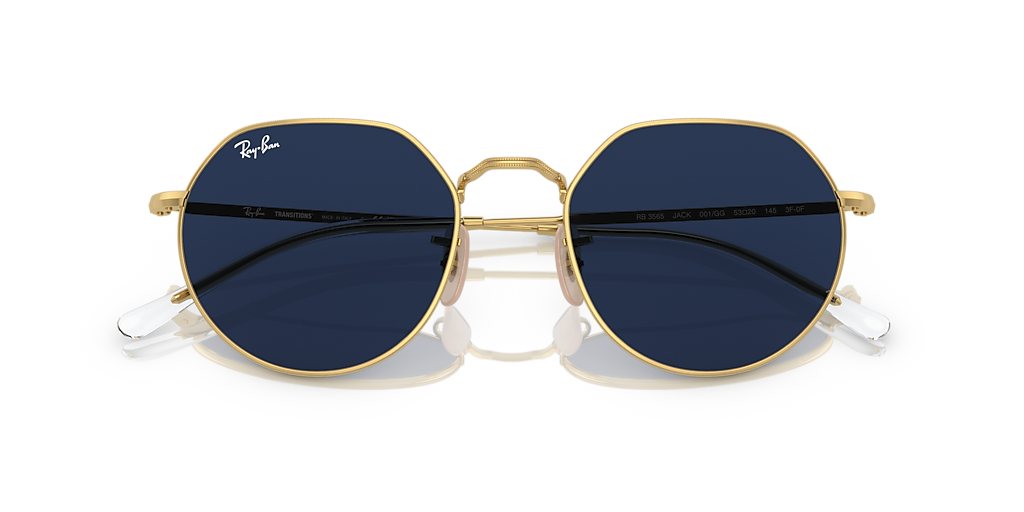 Ray Ban JACKTRANSITIONS®RB3565-002GG-51 Ray-Ban Jack Transitions® M (51 - 20) with Transparent lenses and