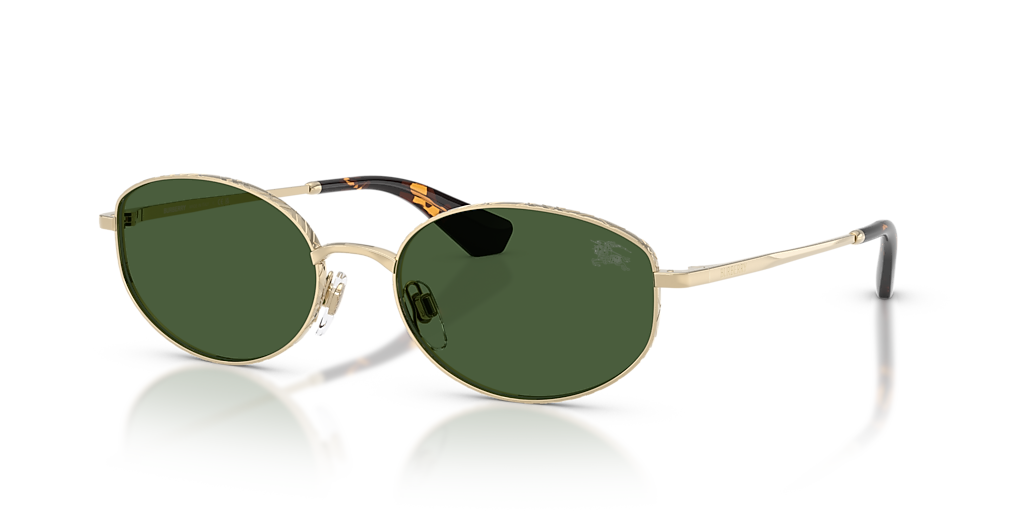 Burberry BE3169 L (55 - 18) with Green lenses and Gold frame