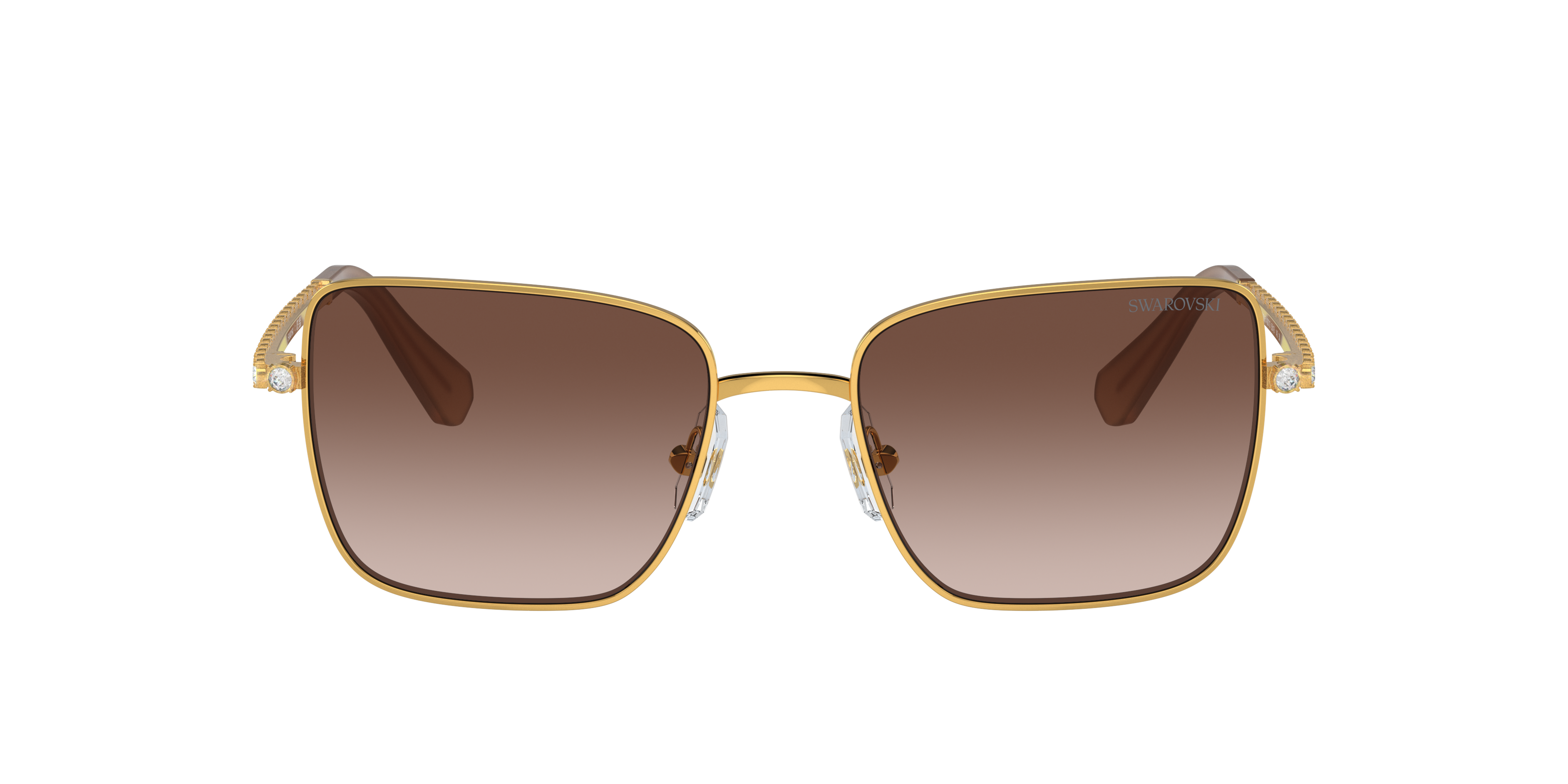 Swarovski SK7015 XL (56 - 18) with Brown lenses and Yellow frame