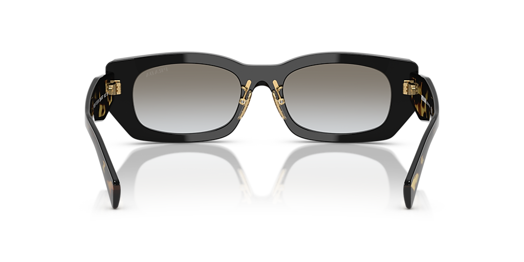Prada PR B05SF L (53 - 19) with Grey lenses and Black frame