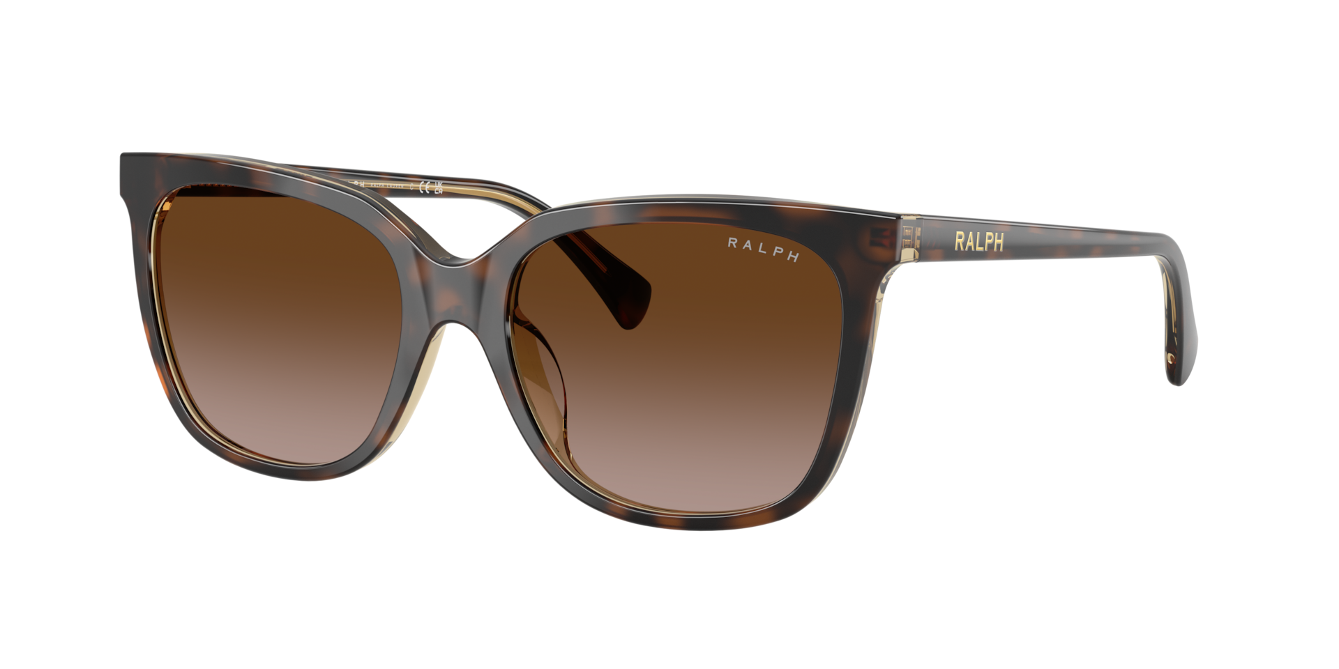 Ralph Woman Sunglass RA5343U -  Frame color: Dark Havana On Transparent, Lens color: Gradient Brown