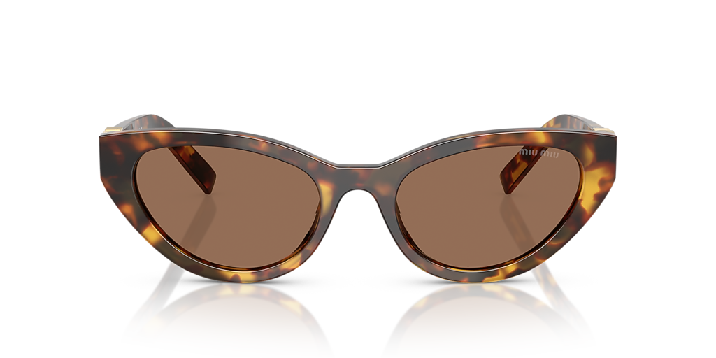 Miu Miu MU A04S L (54 - 20) met Bruin Brillenglazen en Tortoise