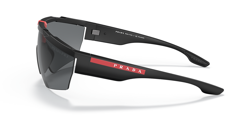 Prada Linea Rossa PS 03XS XXL (0 - 144) with Grey lenses and Black