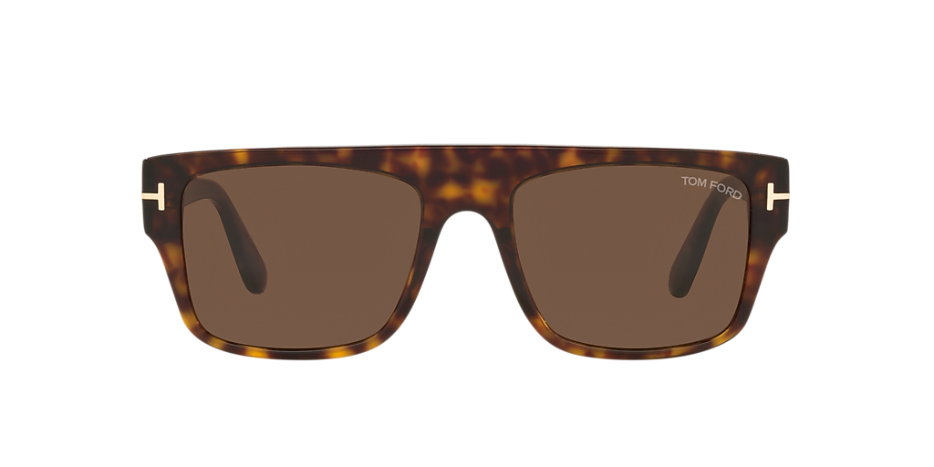 Tom Ford FT0907 XXL (55 - 19) with Brown lenses and Tortoise frame