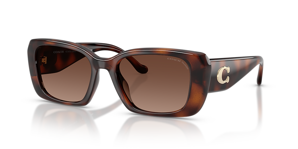 Coach CBY82 M (54 - 19) with Brown lenses and Tortoise frame  display picture 2