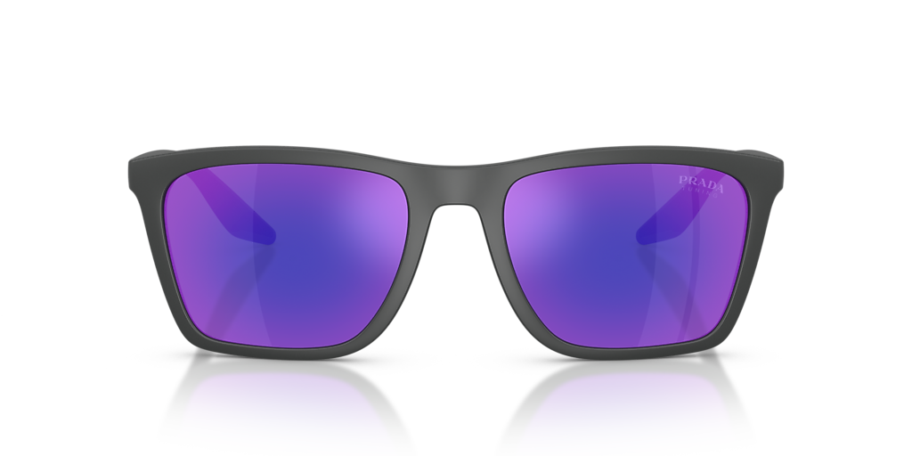 Prada Linea Rossa PS B08S XXL (56 - 19) with Blue lenses and Grey
