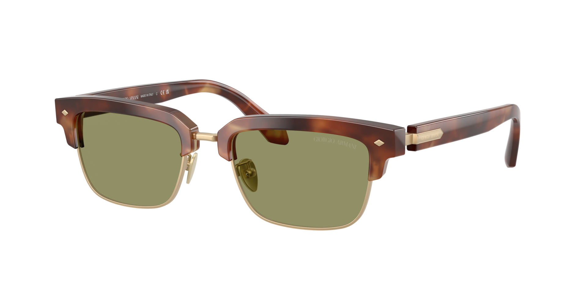 Giorgio Armani Ar8243 Sunglasses - Unisex - Sunglasses - Brown - 52 Mm - Accessories - Image 3