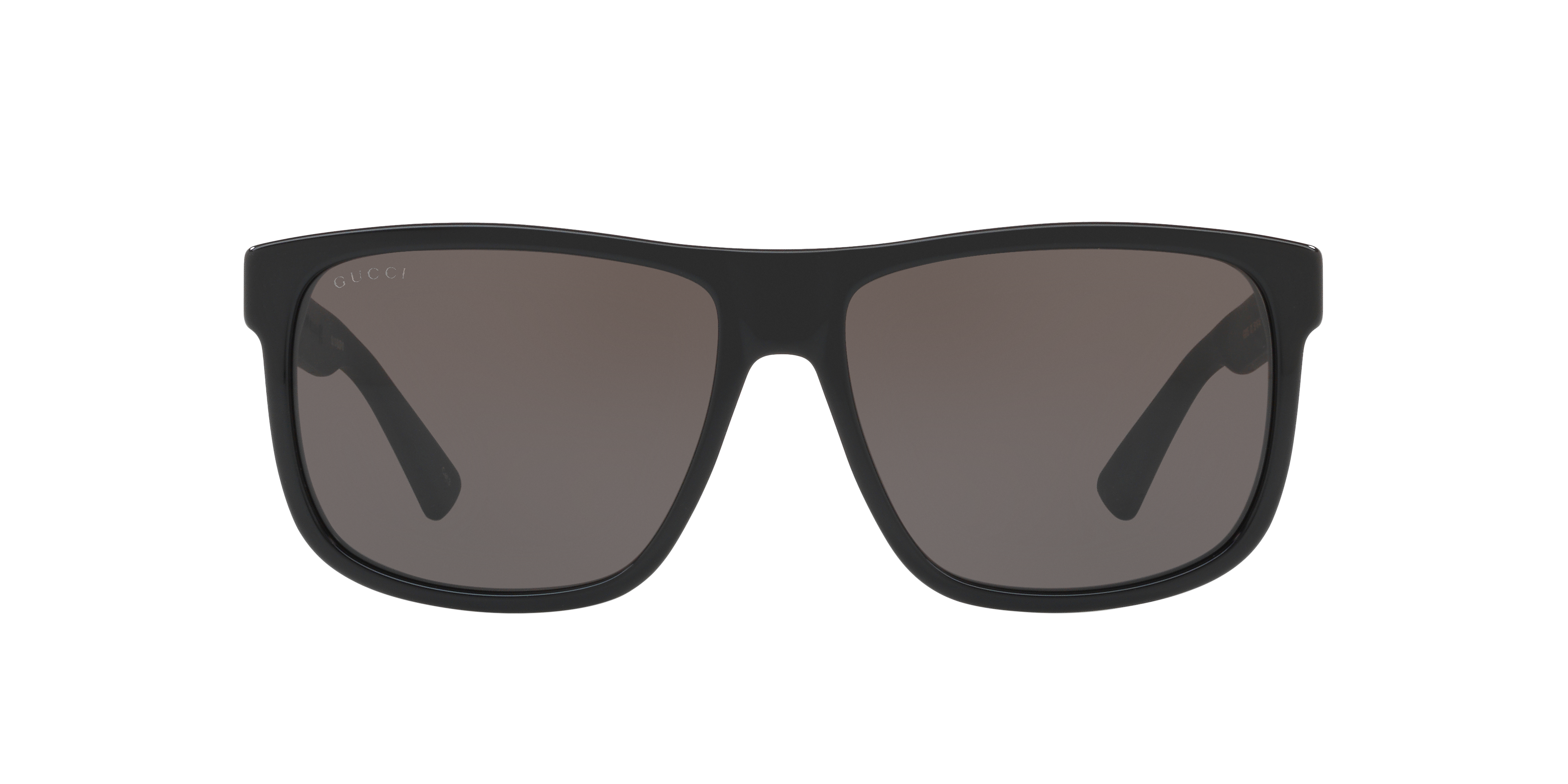 Gucci GG0010S L (58 - 16) with Grey lenses and Black frame
