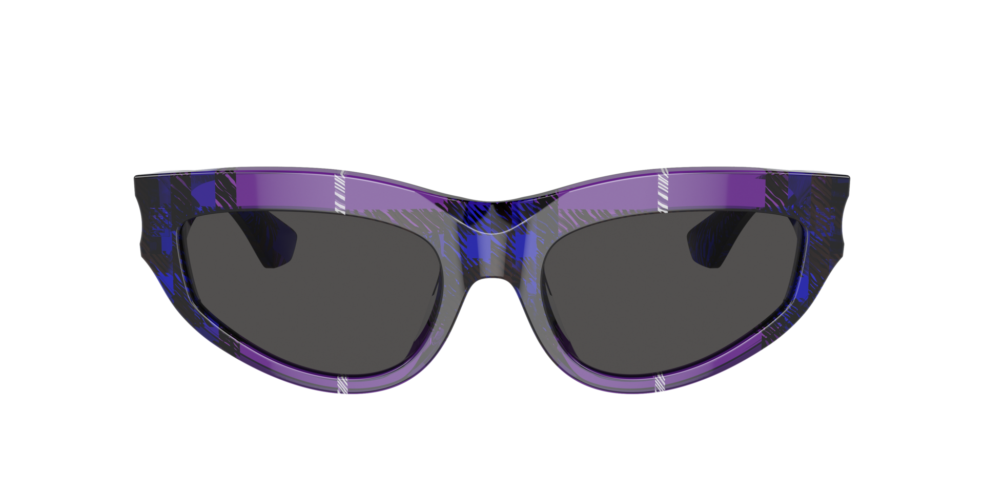 Burberry BE4425U M (55 - 19) with Grey lenses and Violet frame