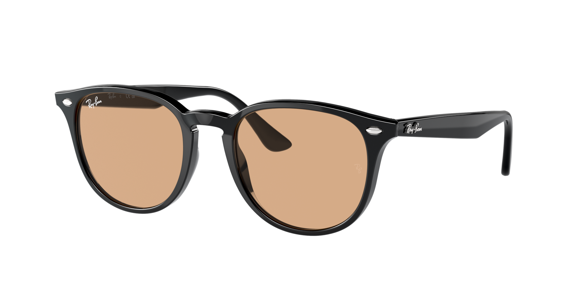 Ray-Ban RB4259 L (53 - 20) with Brown lenses and Black frame