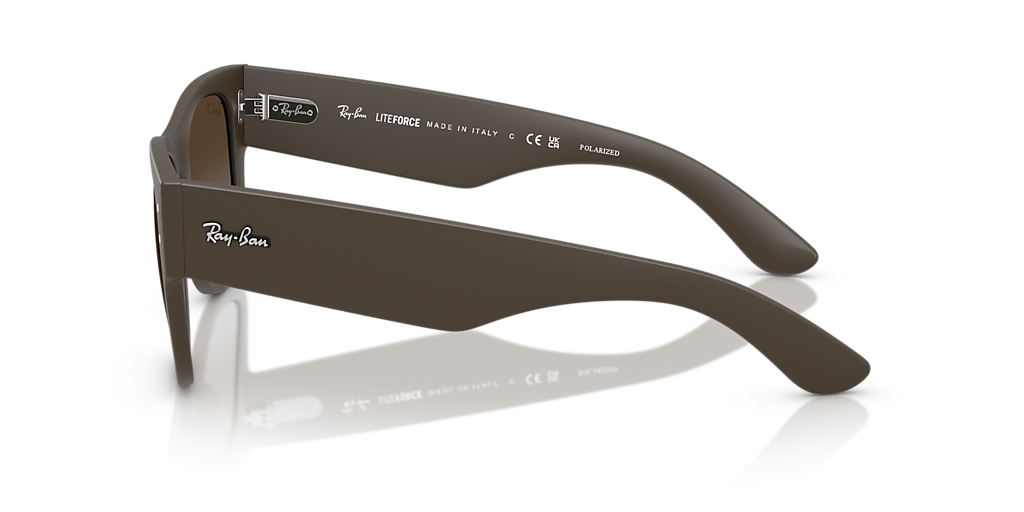 Ray-Ban Mega Wayfarer Liteforce L (52 - 21) with Brown lenses and