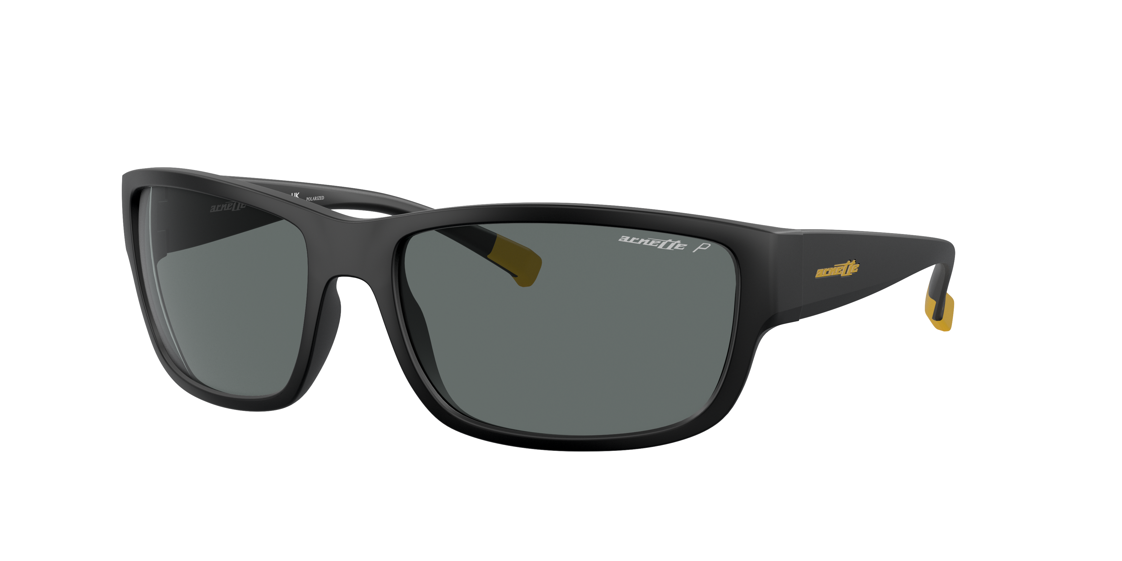 Arnette Unisex Sunglass Bushwick -  Frame color: Matte Black, Lens color: Polarized Dark Grey
