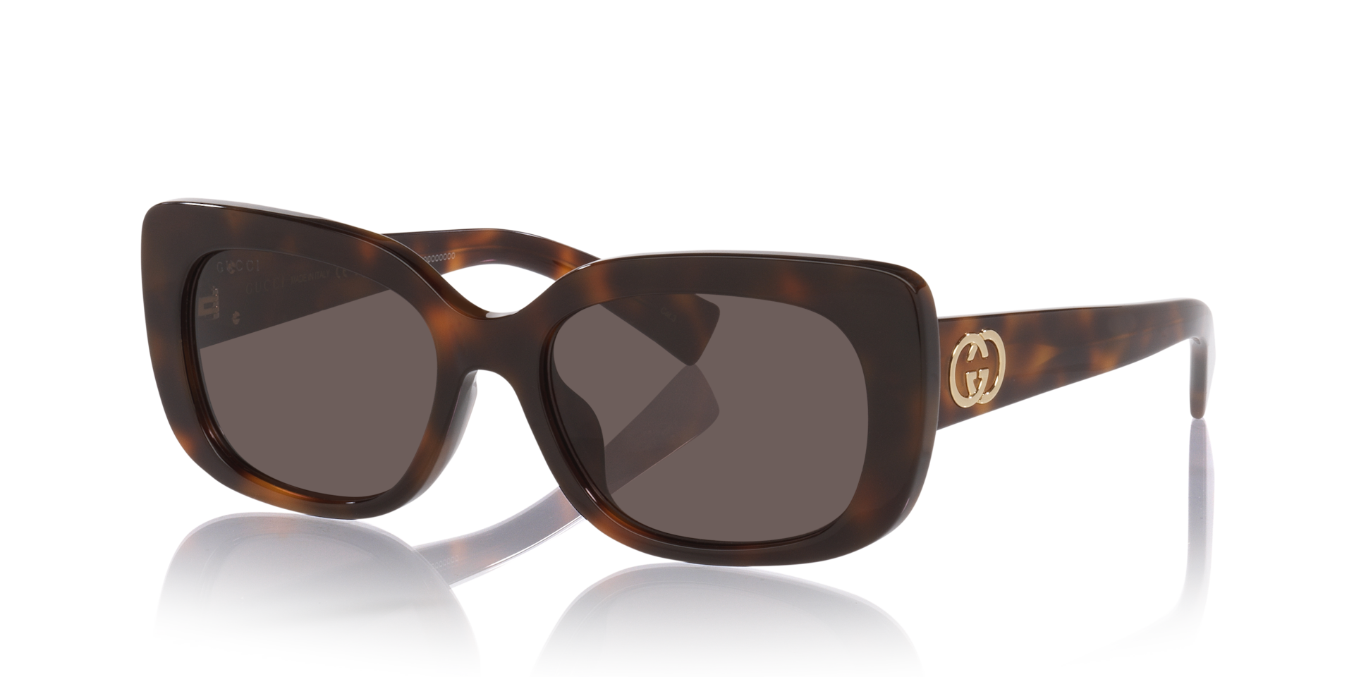 Gucci GG1979SK M (55 - 18) with Grey lenses and Tortoise frame