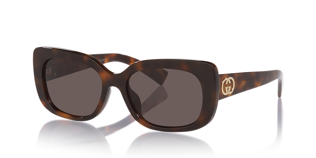 Gucci GG1979SK M (55 - 18) with Grey lenses and Tortoise frame