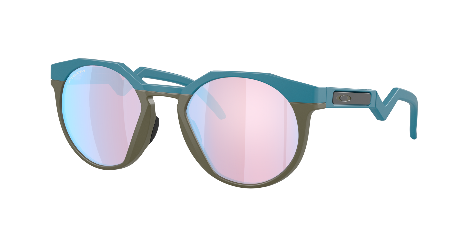 Oakley Man Sunglass HSTN -  Frame color: Matte Balsam, Lens color: Prizm Snow Sapphire