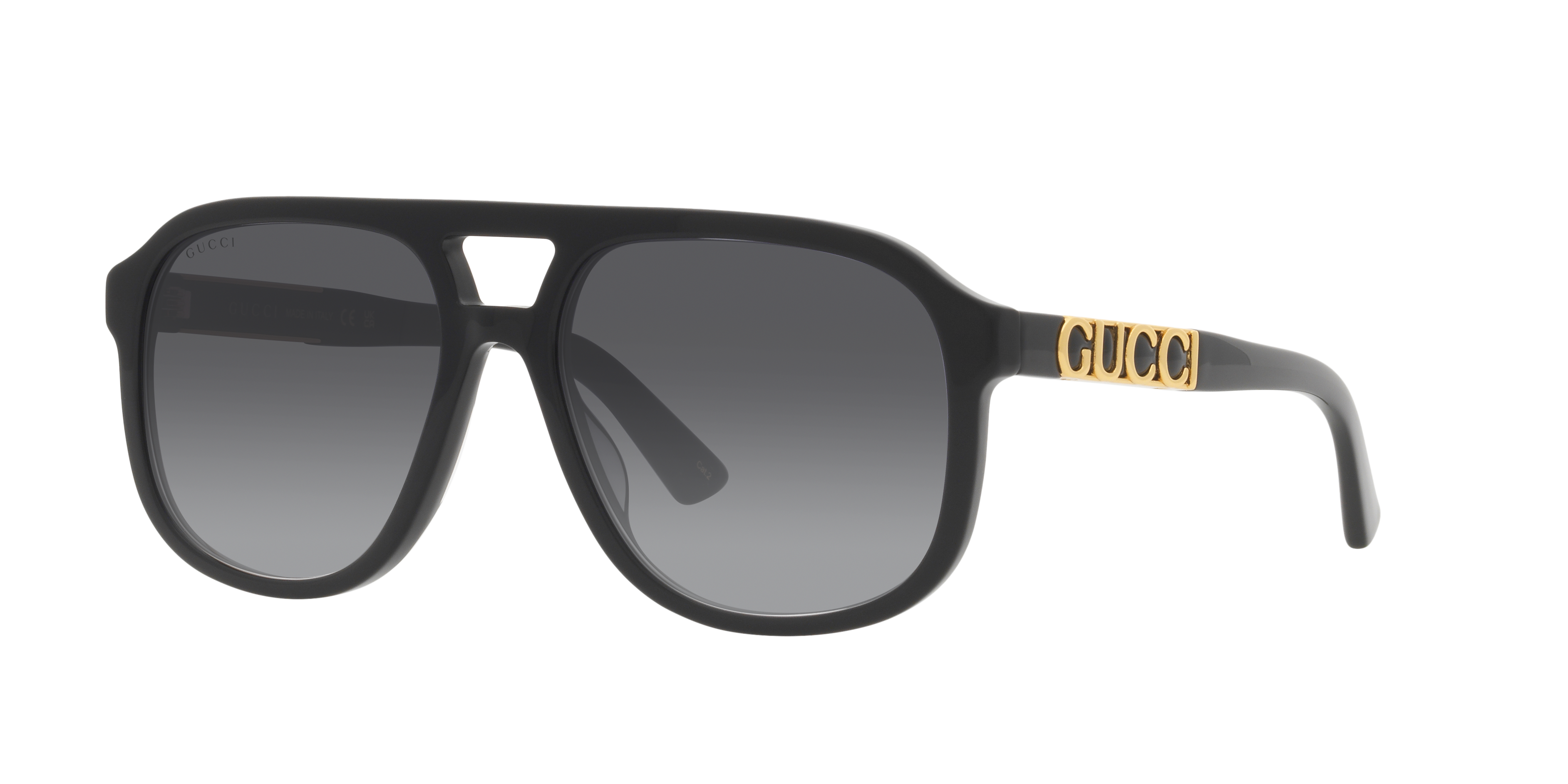 Gucci GG1188S XL (58 - 17) with Grey lenses and Black frame