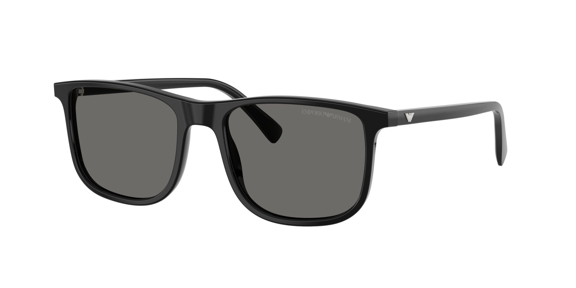 Emporio Armani Mann Sunglass EA4280 - Rahmenfarbe: Schwarz glänzend, Linsenfarbe: Grau