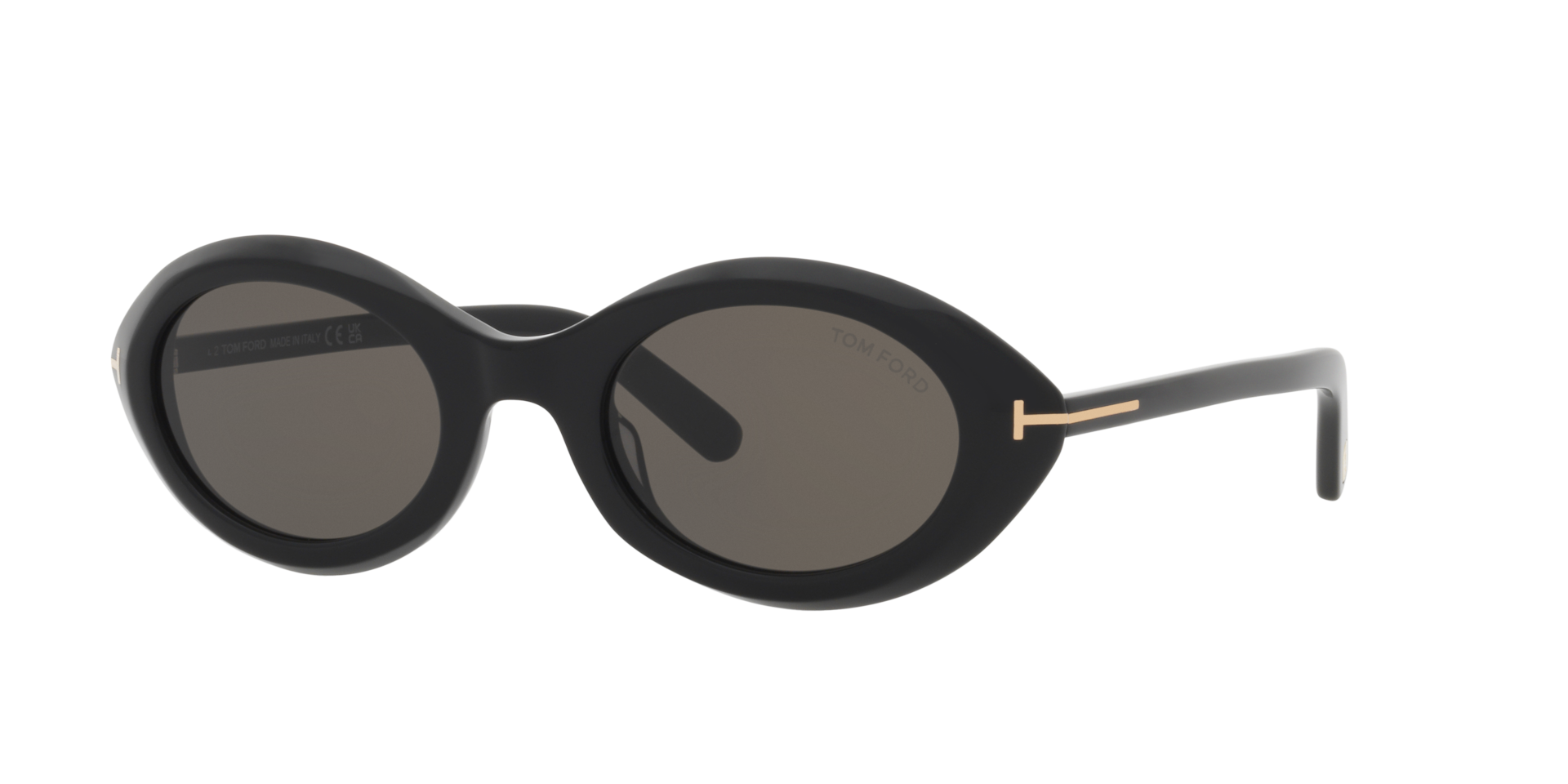 Tom Ford Femme Sunglass FT1186 - Couleur du Monture Noir brillant Couleur de Lentille Gris 320 €