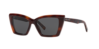 Saint Laurent SL 276 Mica M (55 - 16) with Grey lenses and