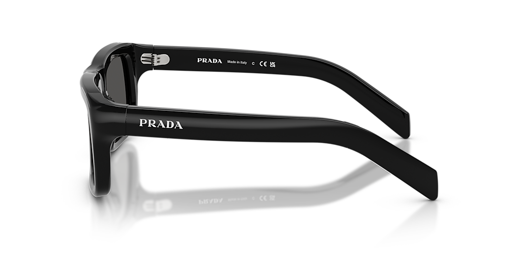 Prada PR D11S M (54 - 20) with Grey lenses and Black frame