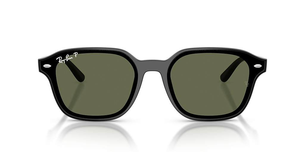 Ray-Ban RB4458D XL (65 - 18) with Green lenses and Black frame