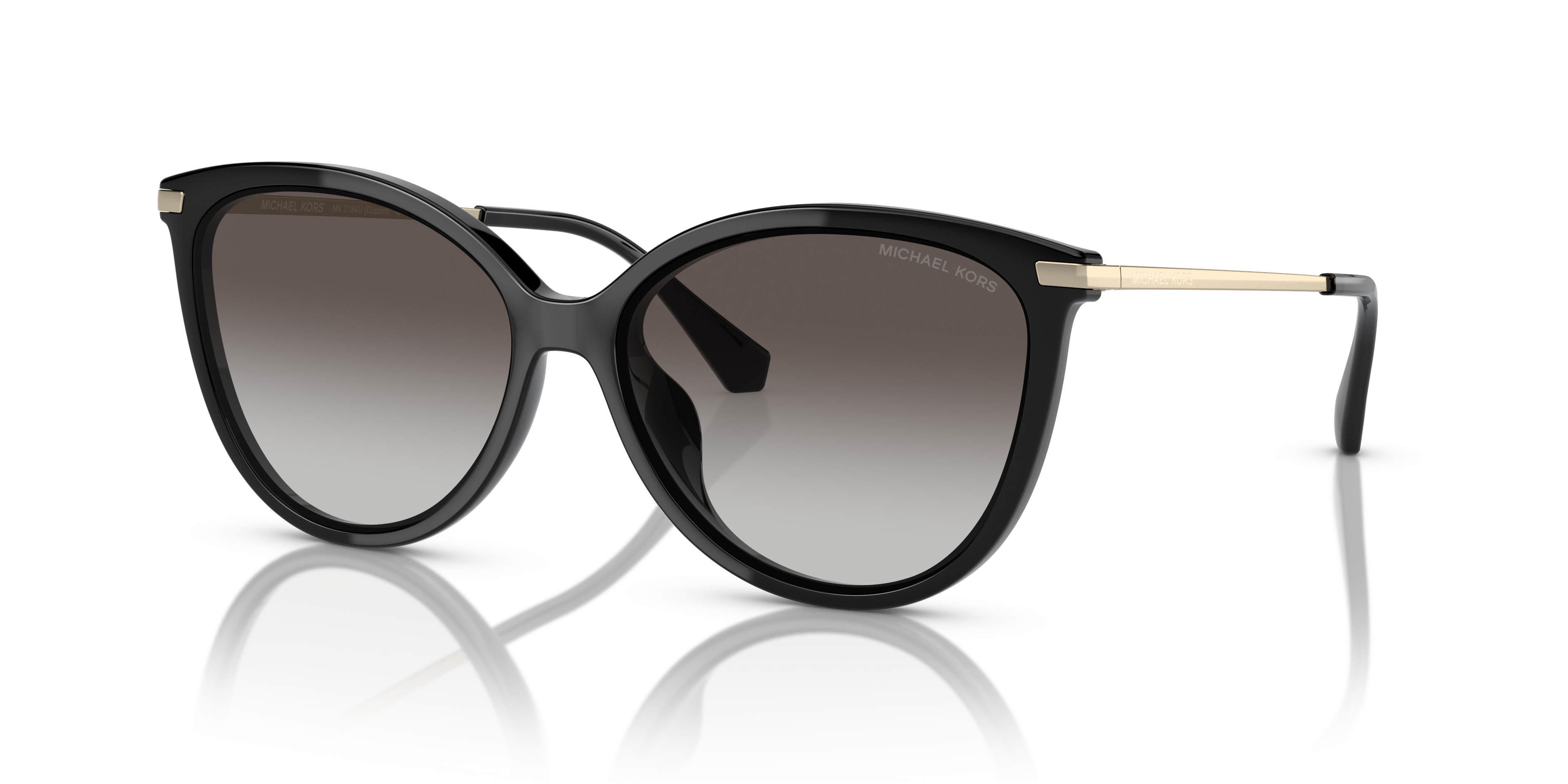 Michael Kors Dupont XL (58 - 15) with Grey lenses and Black frame