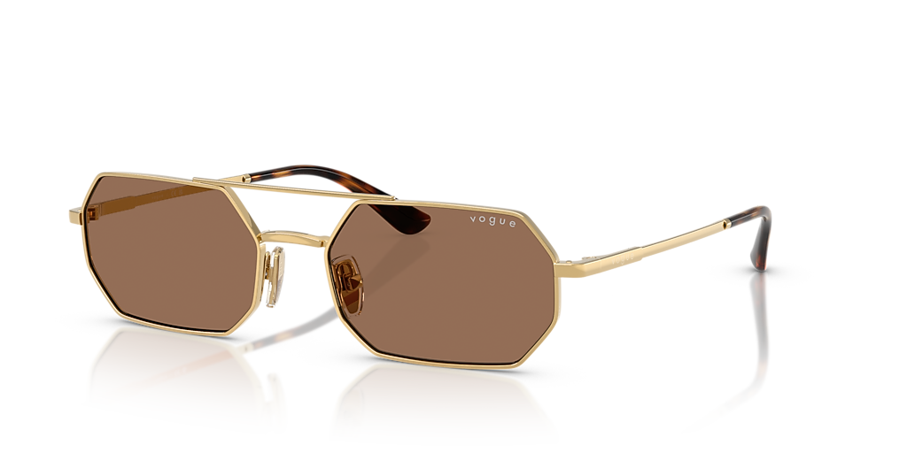 Vogue Eyewear VO4329S L (55 - 18) with Brown lenses and Gold frame