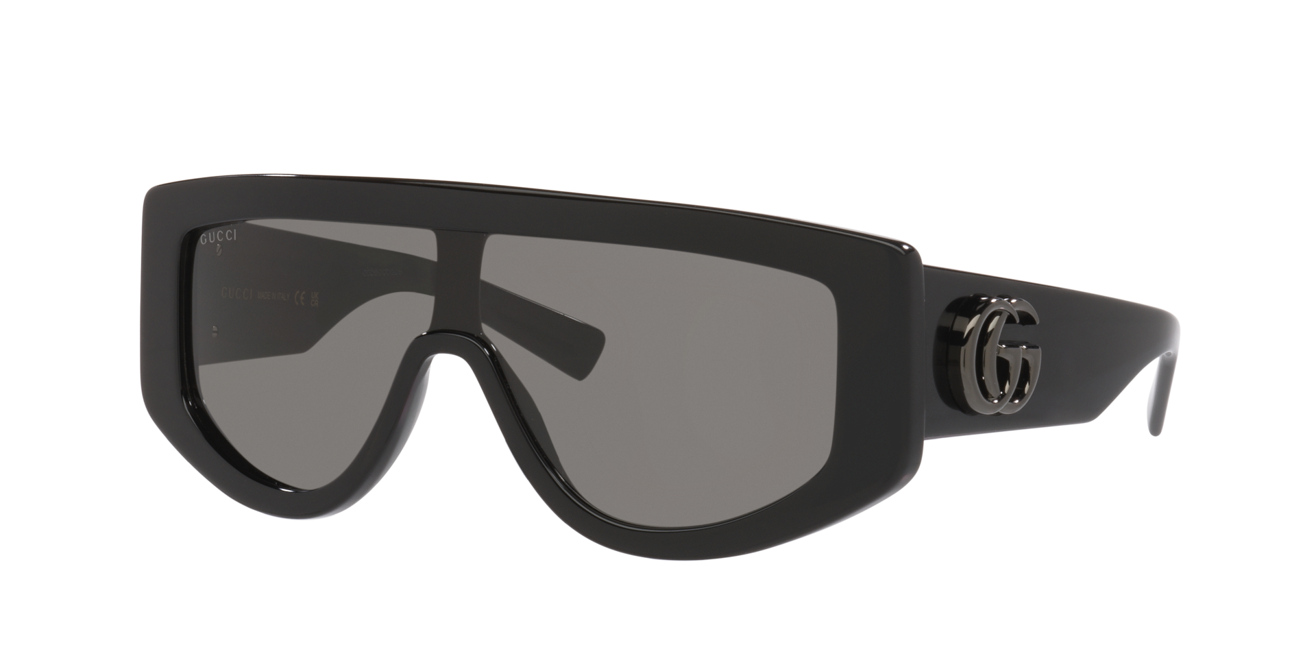 Gucci GG1950S M (32 - 132) with Grey lenses and Black frame