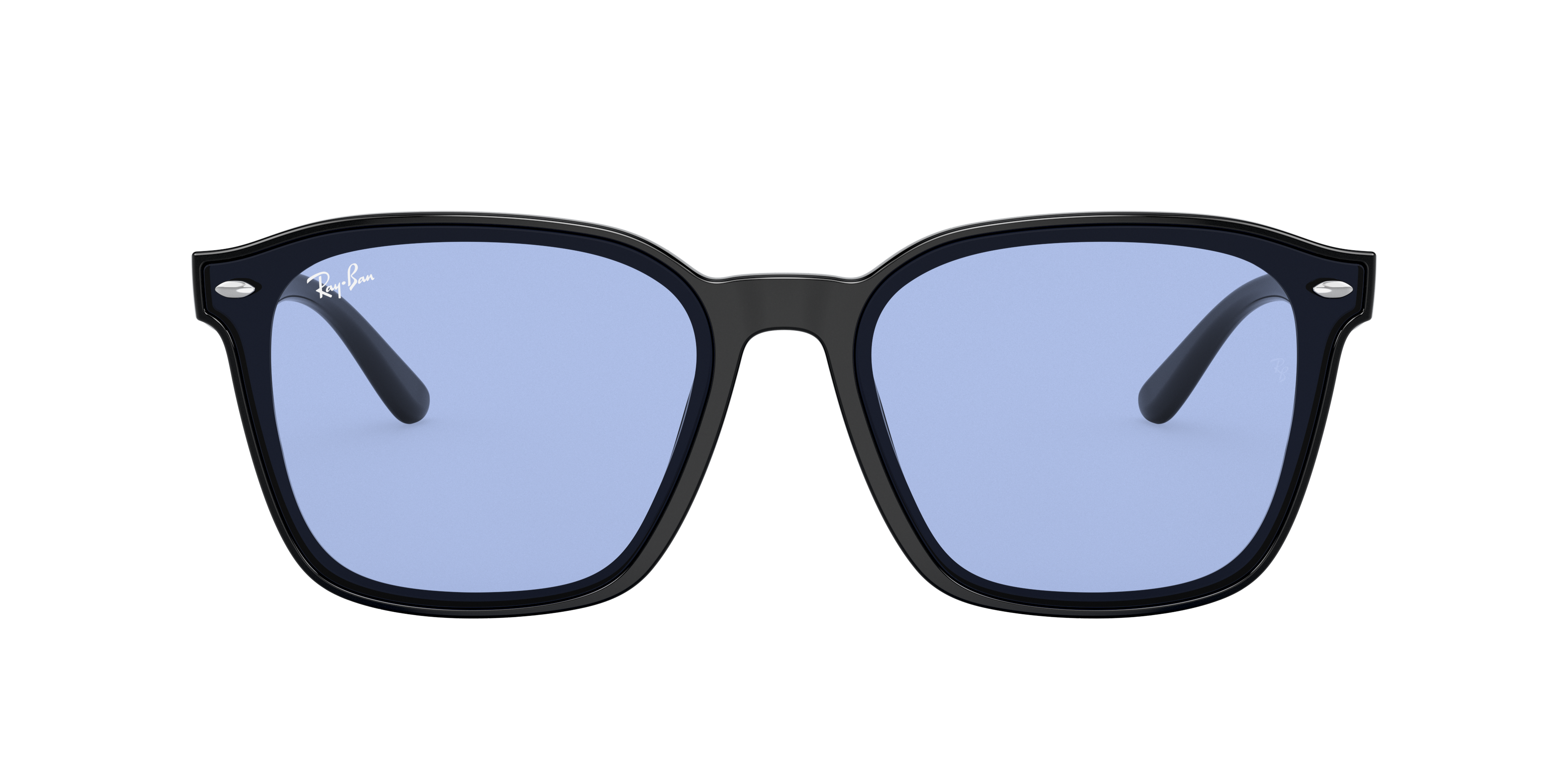 Ray-Ban RB4392D XXL (66 - 17) with Blue lenses and Black frame