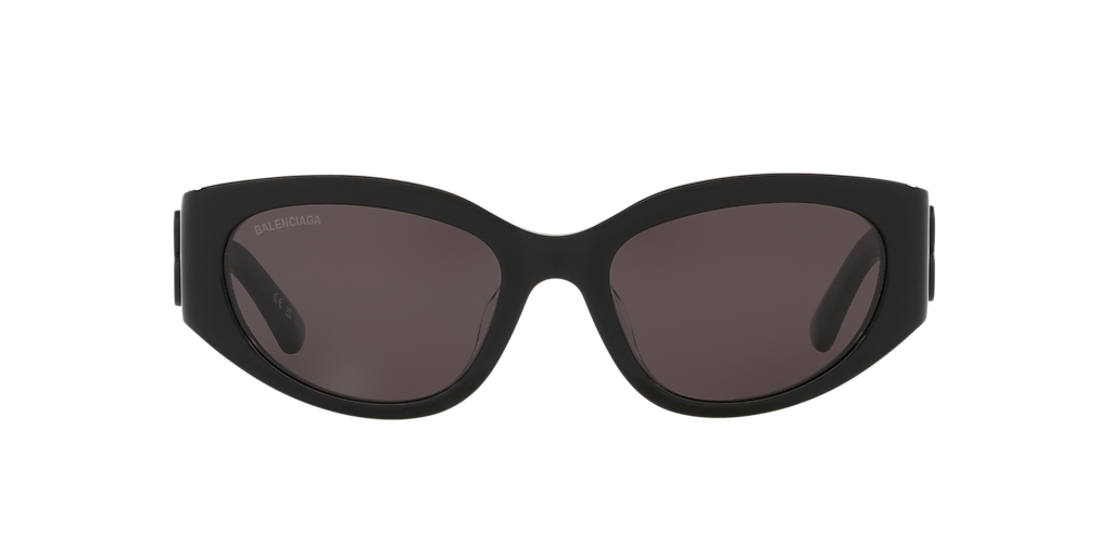 Balenciaga BB0324SK L (55 - 19) with Grey lenses and Black frame