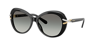 Swarovski SK6047 XS (54 - 17) with Grey lenses and Black frame
