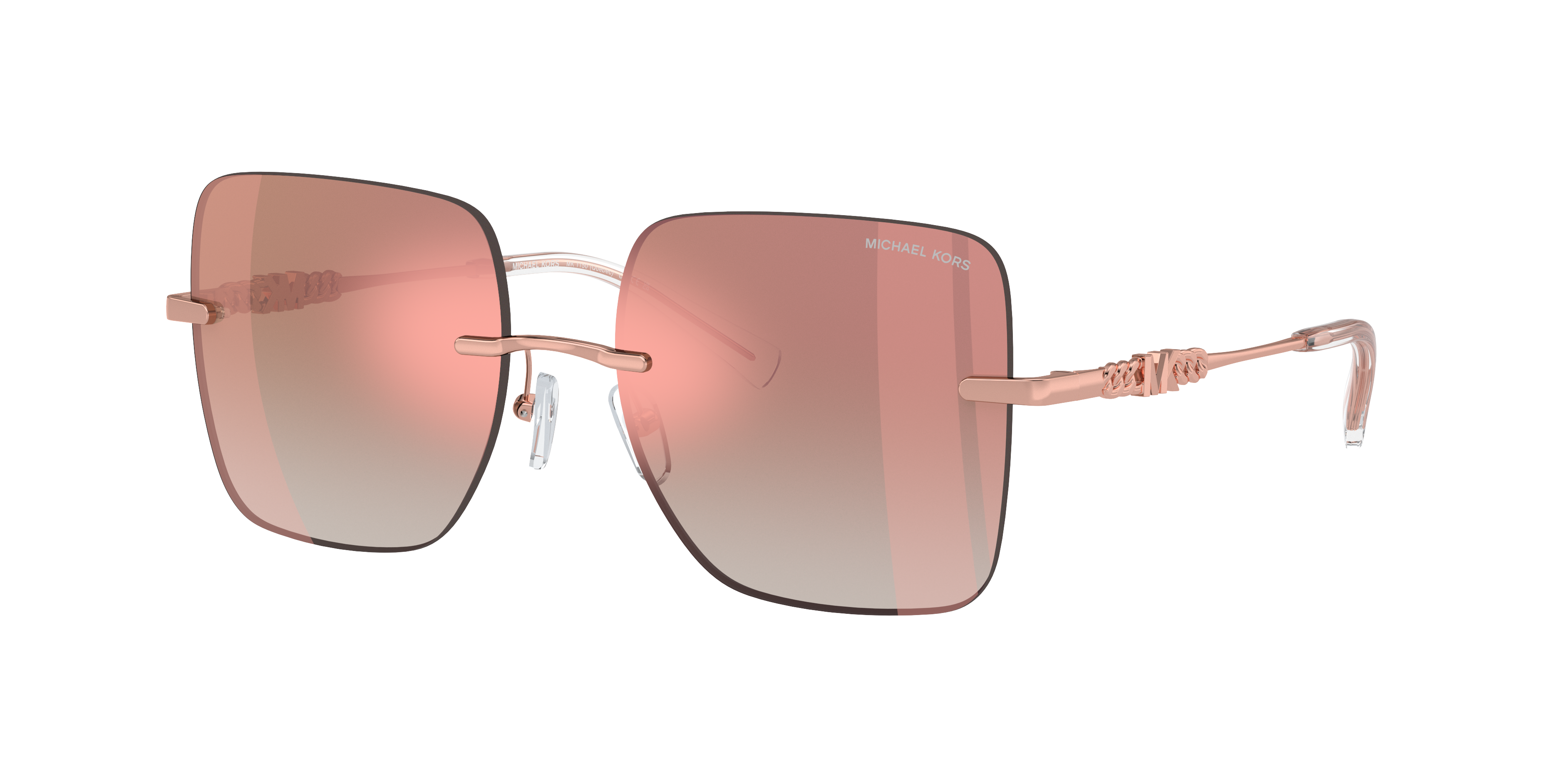 Michael Kors Woman Sunglass Quèbec -  Frame color: Pink Gradient, Lens color: Pink Gradient Mirror
