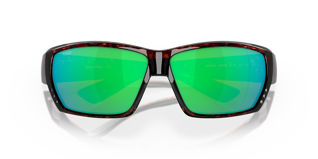 Costa Tuna Alley XL (62 - 11) with Green lenses and Tortoise frame