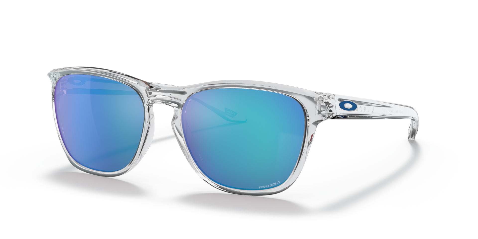 Oakley Manorburn L (56 - 17) with Blue lenses and Transparent