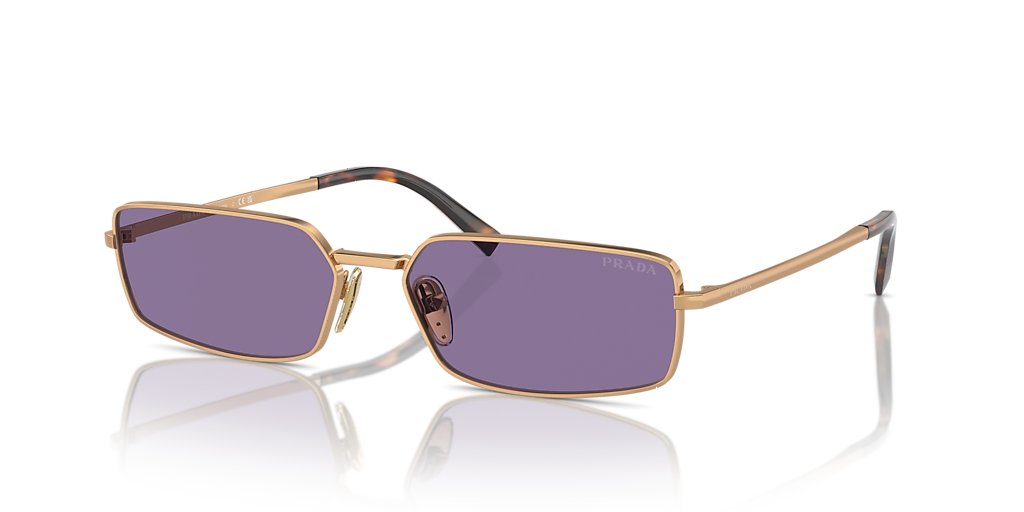 Prada PR A60S XL (59 - 16) with Violet lenses and Copper frame