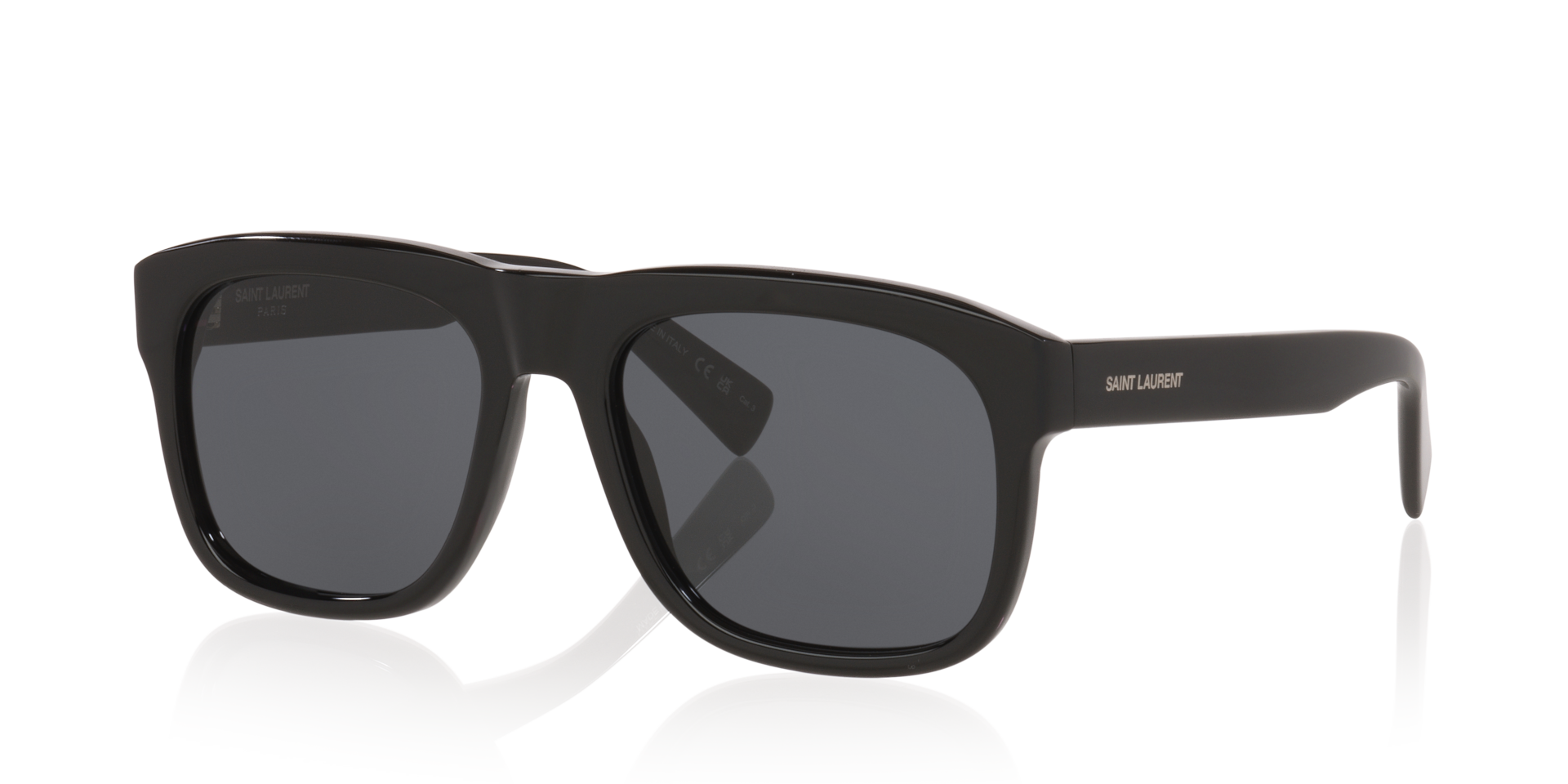 Saint Laurent SL 558 L (57 - 19) with Black lenses and Black frame