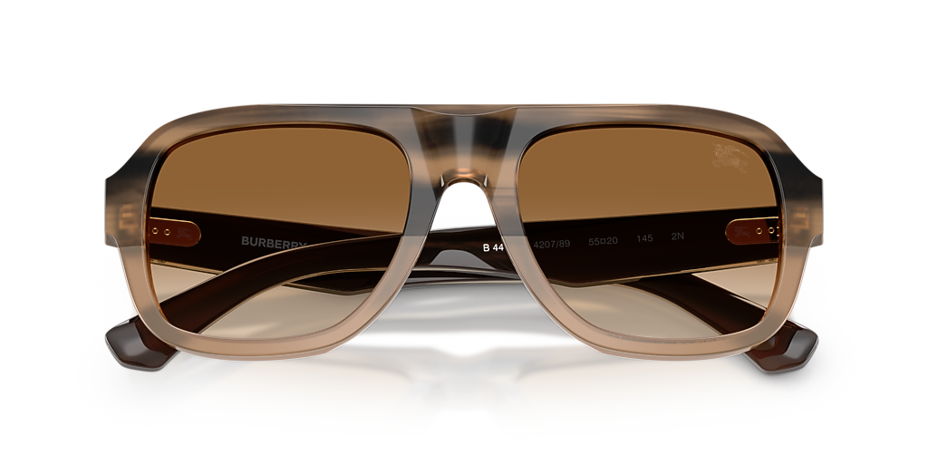 Burberry BE4478 L (55 - 20) with Brown lenses and Beige  display picture 3
