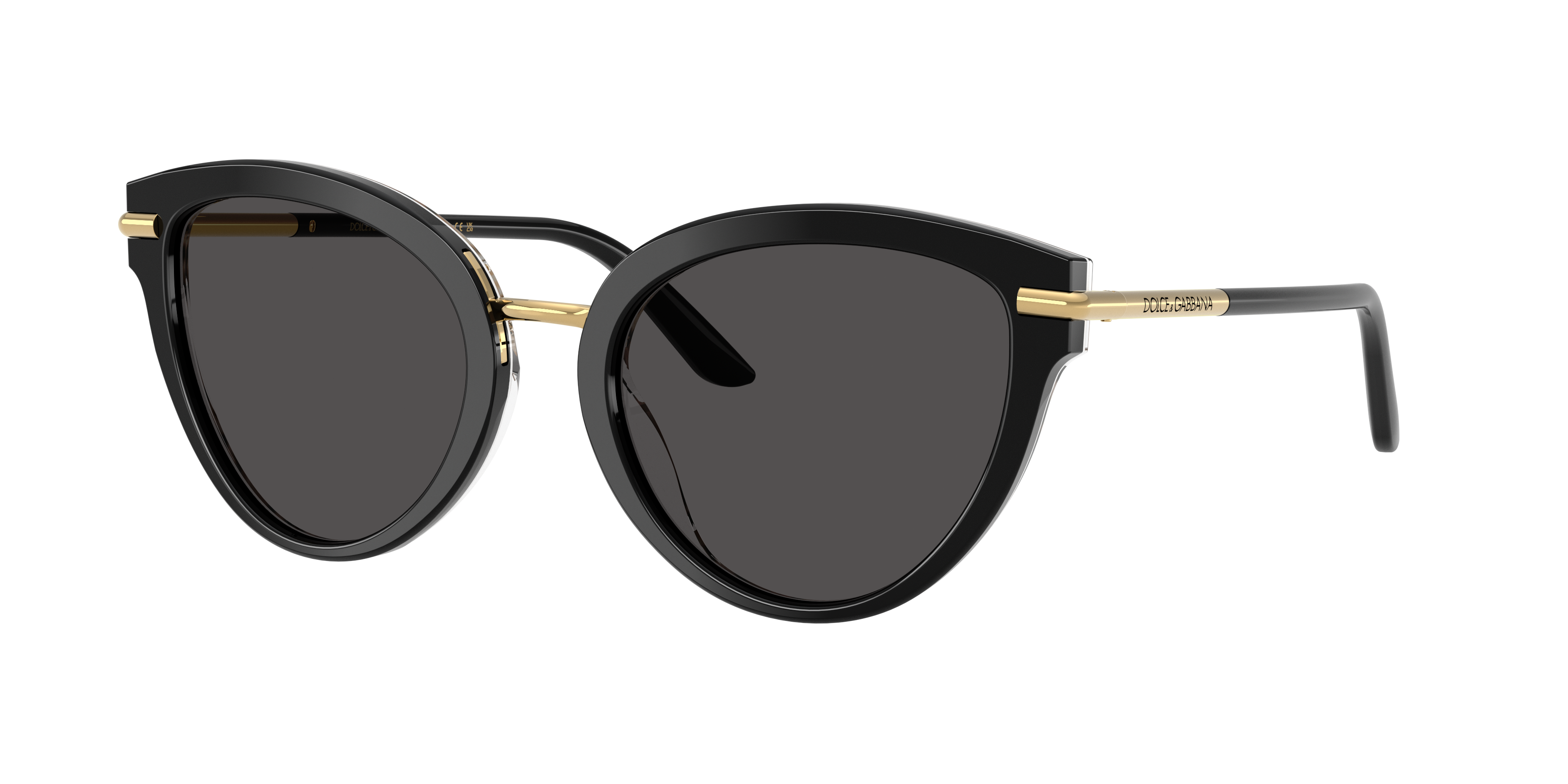 Dolce&Gabbana DG4492 XXL (55 - 21) with Grey lenses and Black