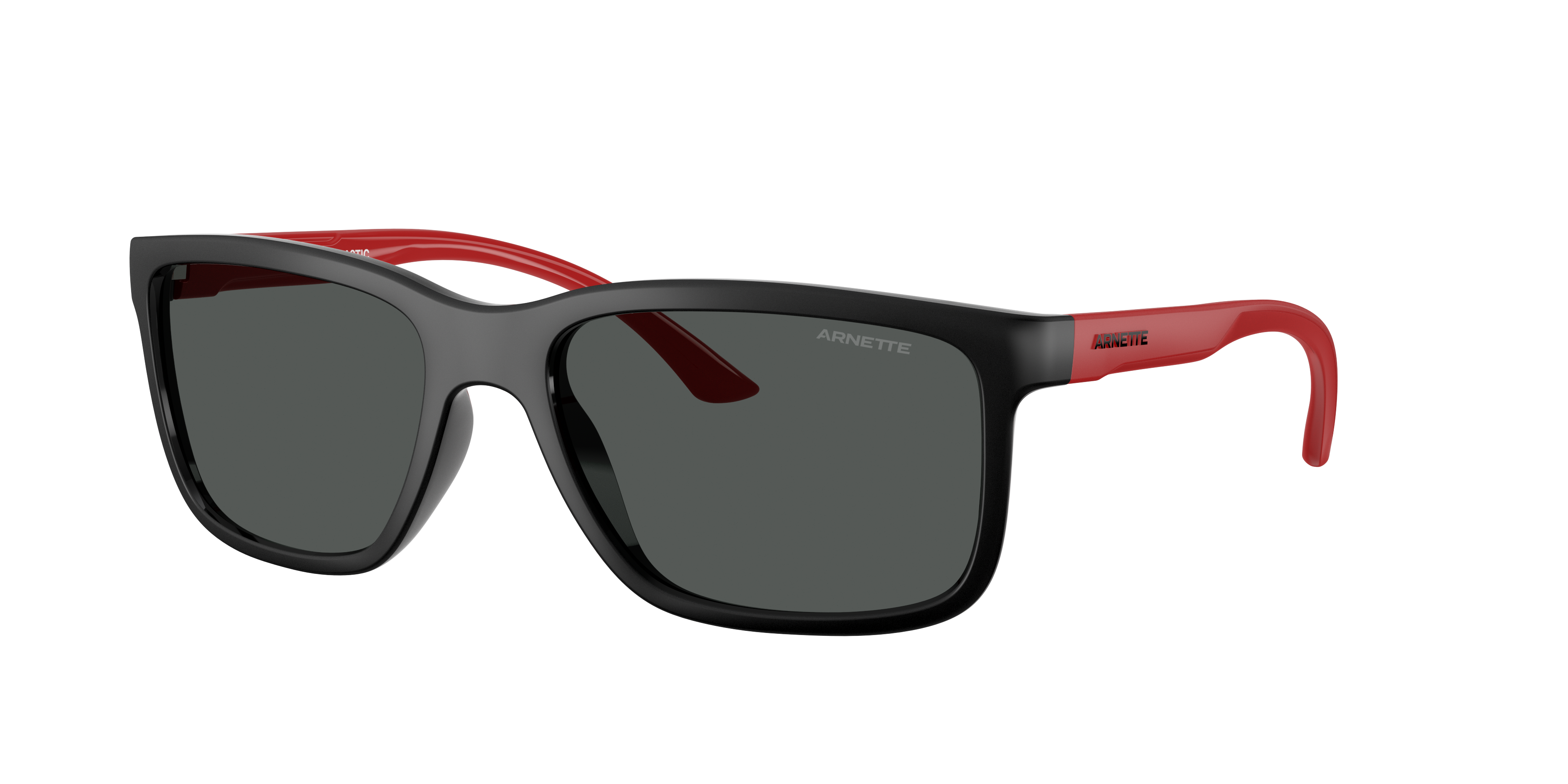 Arnette Man Sunglass Headlight -  Frame color: Black Matte/Shiny, Lens color: Dark Grey