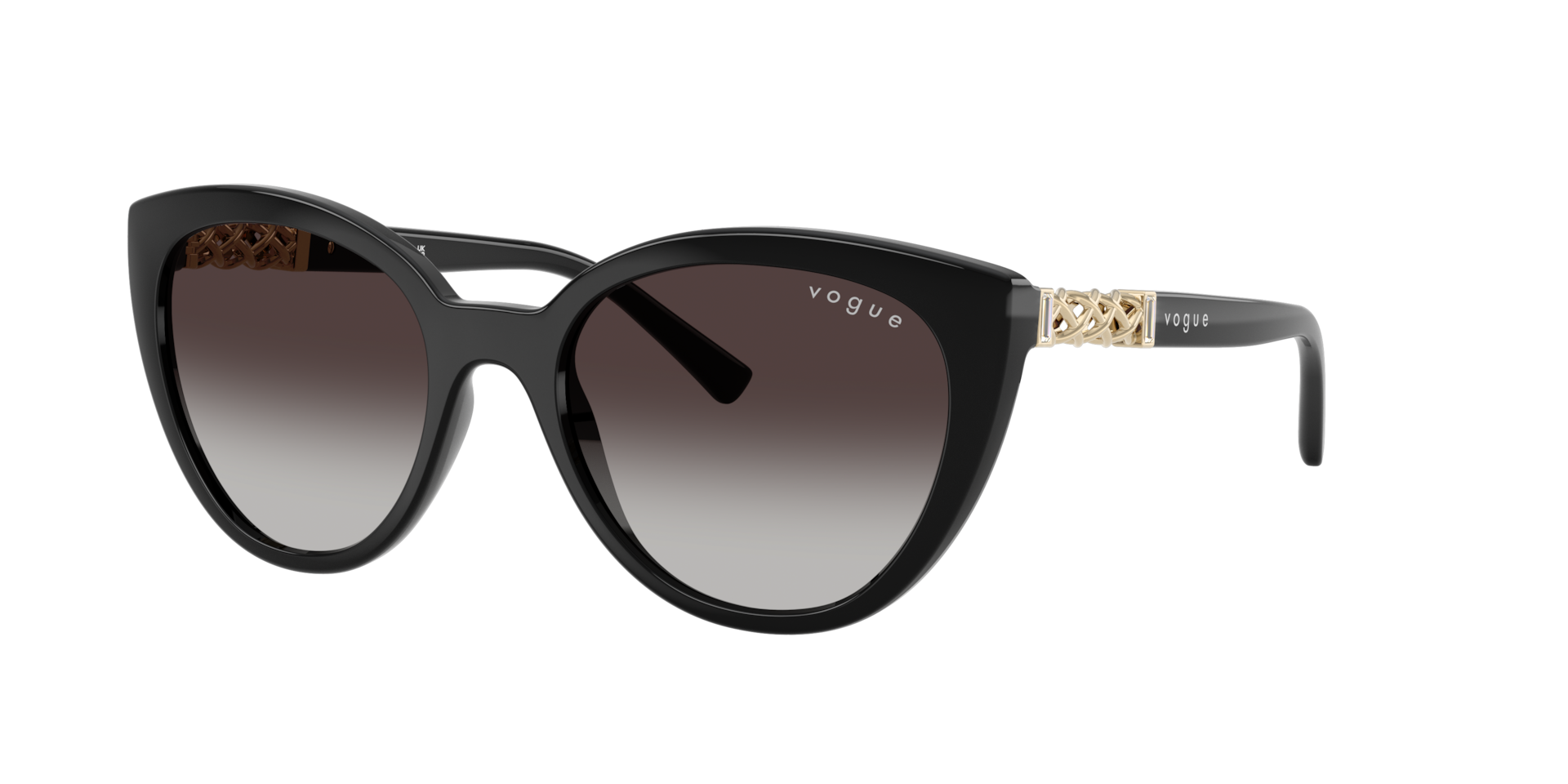 Vogue Eyewear Woman Sunglass VO5634SB -  Frame color: Black, Lens color: Grey Gradient Black